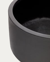 Load image into Gallery viewer, Aiguablava plant pot in black cement, Ø 62 cm - image 4