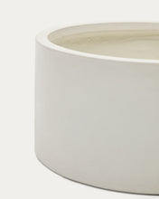 Load image into Gallery viewer, Aiguablava plant pot in white cement, Ø 62 cm - image 4