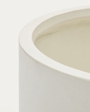 Load image into Gallery viewer, Aiguablava plant pot in white cement, Ø 62 cm - image 5