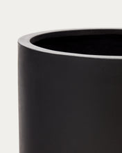 Load image into Gallery viewer, Aiguablava plant pot in black cement, Ø 52 cm - image 5