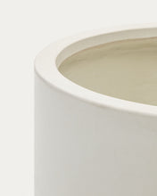 Load image into Gallery viewer, Aiguablava plant pot in white cement, Ø 52 cm - image 4