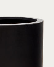 Load image into Gallery viewer, Aiguablava plant pot in black cement, Ø 42 cm - image 5