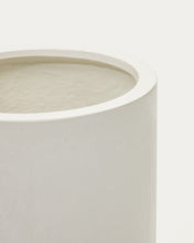 Load image into Gallery viewer, Aiguablava plant pot in white cement, Ø 42 cm - image 4