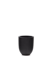 Load image into Gallery viewer, Aiguablava plant pot in black cement, Ø 39 cm - image 2