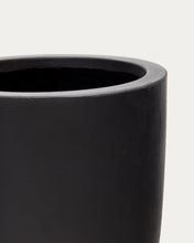 Load image into Gallery viewer, Aiguablava plant pot in black cement, Ø 39 cm - image 5
