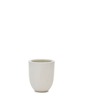 Load image into Gallery viewer, Aiguablava plant pot in white cement, Ø 39 cm - image 2