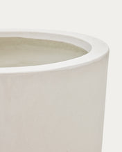 Load image into Gallery viewer, Aiguablava plant pot in white cement, Ø 39 cm - image 5
