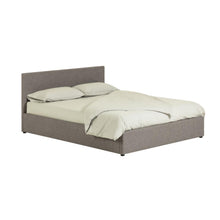 Load image into Gallery viewer, Nahiri grey lift-up storage bed for a 160 x 200 cm mattress