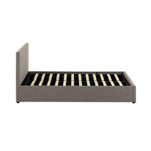 Load image into Gallery viewer, Nahiri grey lift-up storage bed for a 160 x 200 cm mattress - image 3