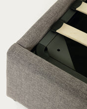 Load image into Gallery viewer, Nahiri grey lift-up storage bed for a 160 x 200 cm mattress - image 9