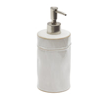 Load image into Gallery viewer, Savel Gray Stoneware Soap Dispenser