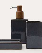 Load image into Gallery viewer, Silvet Soap Dish made of Gray Stoneware - image 6