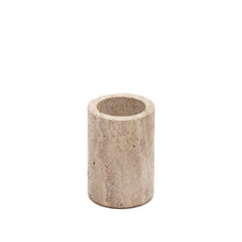 Load image into Gallery viewer, Macre beige travertine toothbrush holder