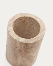 Load image into Gallery viewer, Macre beige travertine toothbrush holder - image 4