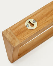 Load image into Gallery viewer, Vedel solid teak towel rack, 40 x 5 cm - image 7