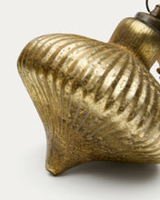 Load image into Gallery viewer, Raj hanging ornament made of gold recycled glass, 20 cm - image 4