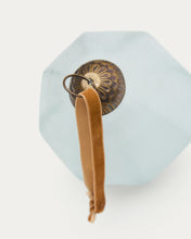 Load image into Gallery viewer, Talve set of 2 Christmas baubles made of white recycled glass, Ø 10 cm - image 4