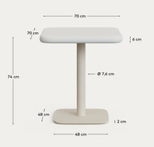 Load image into Gallery viewer, Dina Outdoor Table - White Cement