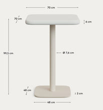 Load image into Gallery viewer, Dina Outdoor Table - White Cement