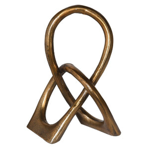 Antique Gold Loop Sculpture