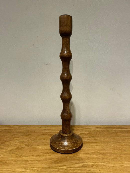 Small Wood Candle Holder