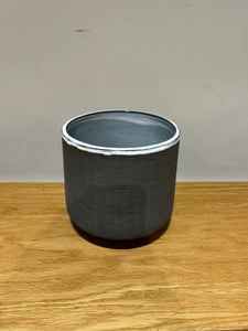 Grey Textured Pot