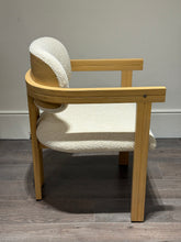 Load image into Gallery viewer, Oak Fabric Dining Chair