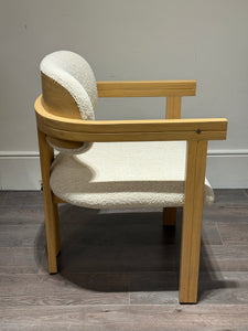 Oak Fabric Dining Chair