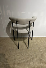 Load image into Gallery viewer, Dining Chair with Black Metal Legs and Upholstery