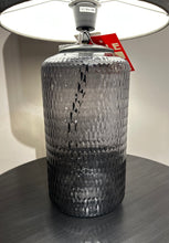 Load image into Gallery viewer, Glass Table Lamp with Grey Shade