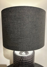 Load image into Gallery viewer, Glass Table Lamp with Grey Shade