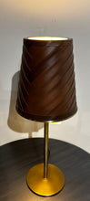 Load image into Gallery viewer, Gold &amp; Brown Table Lamp