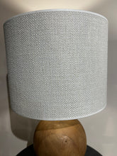 Load image into Gallery viewer, Wood Table Lamp With Cream Shade