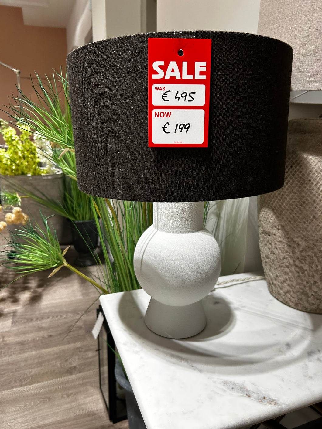White Ceramic Table Lamp