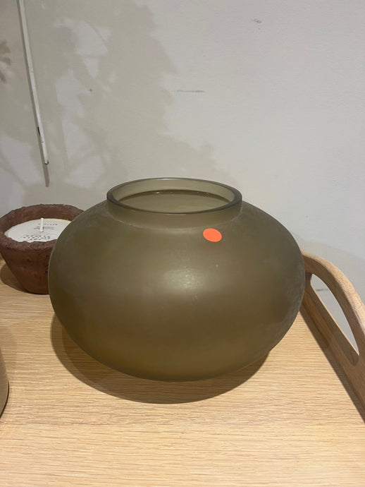 Alconbury Round Vase Small Grey
