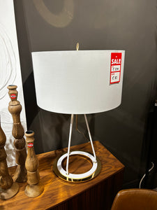 Table Lamp White & Gold