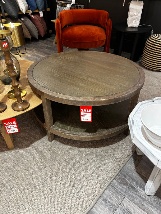 Round Wood Coffee Table