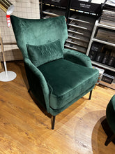 Load image into Gallery viewer, Green Armchair &amp; Footstool