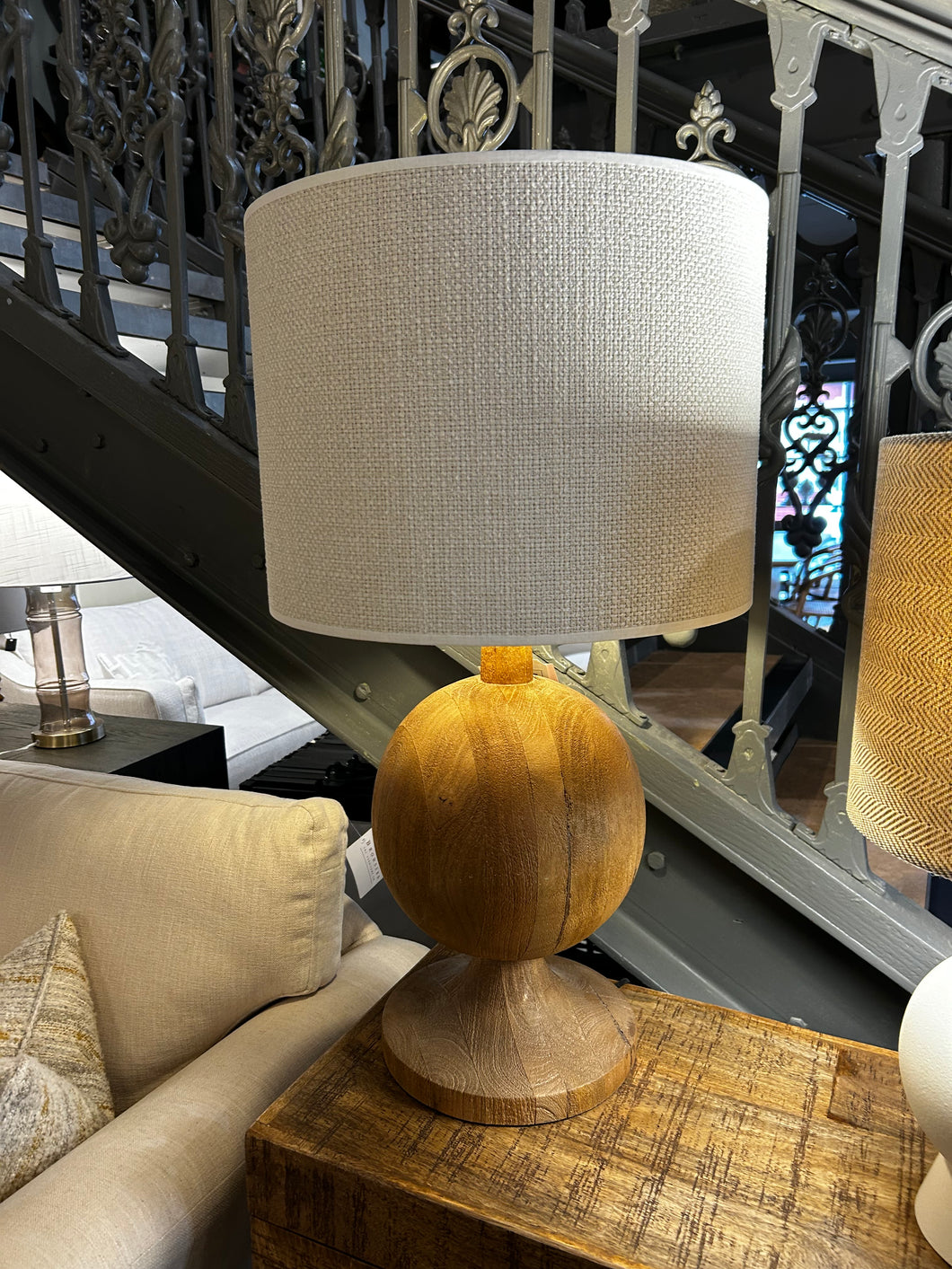 Large Wood Table Lamp