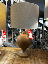 Load image into Gallery viewer, Small Wood Table Lamp