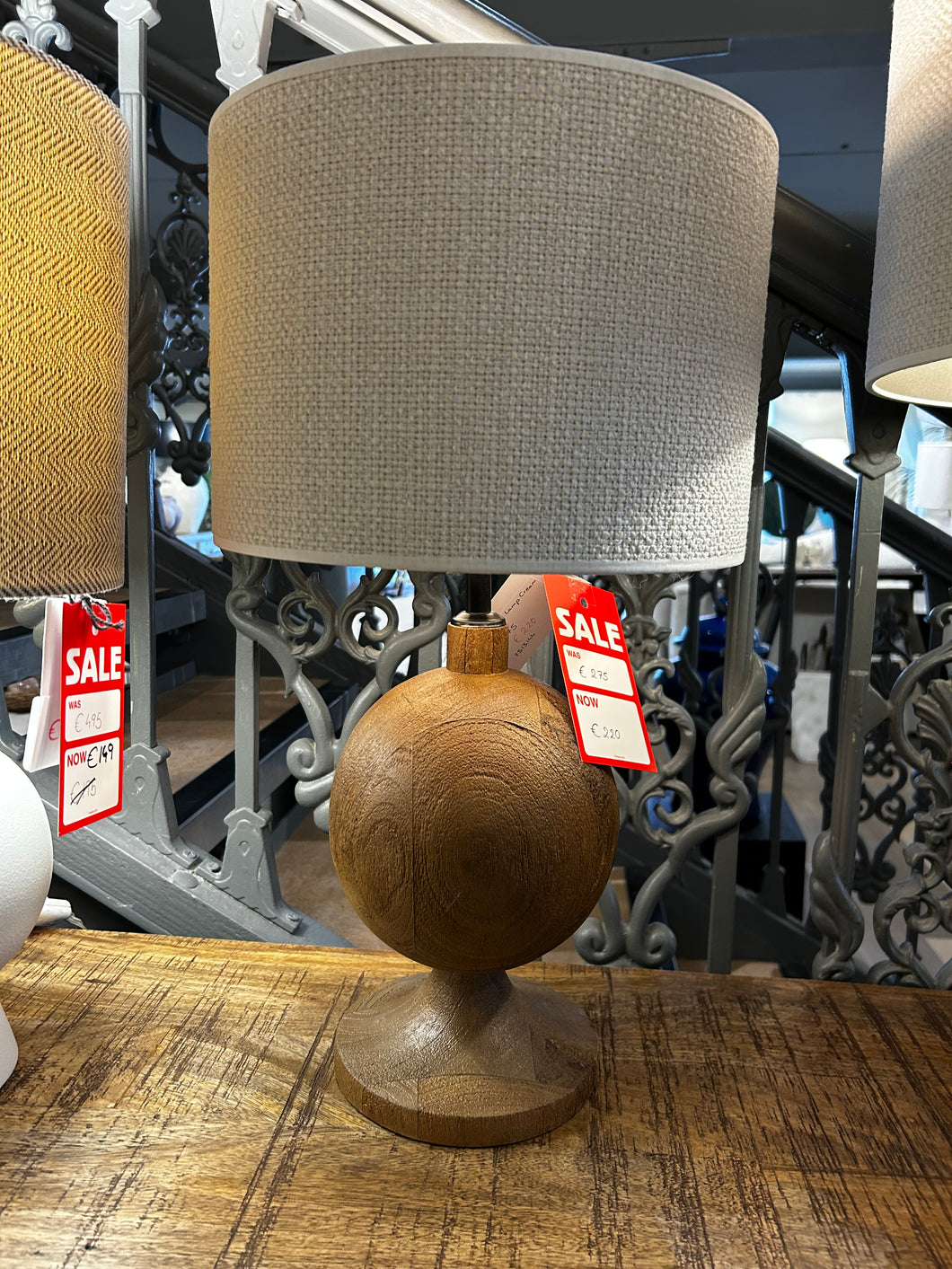 Small Wood Table Lamp