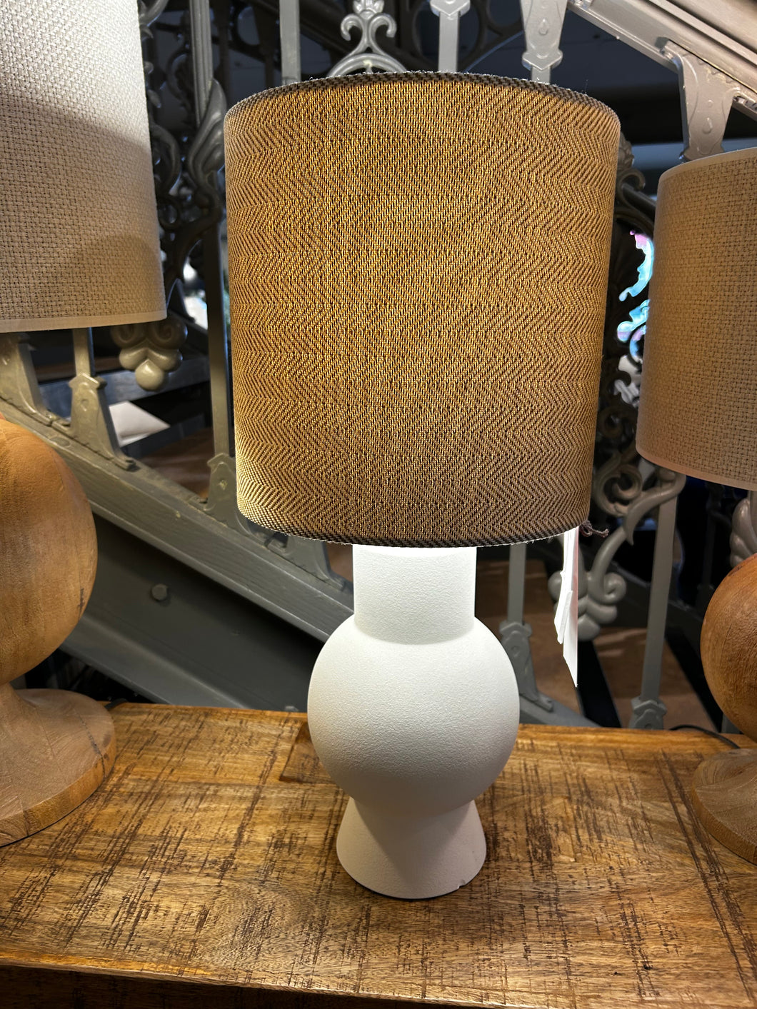 White Ceramic Table Lamp