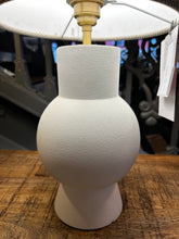 Load image into Gallery viewer, White Ceramic Table Lamp