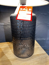 Load image into Gallery viewer, Black Glass Table Lamp