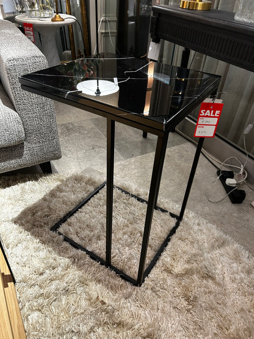Stone Top Side Table