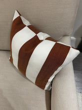 Load image into Gallery viewer, Evie Stripe Outdoor Cushion 45 x 45 - Burnt Sienna