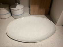 Load image into Gallery viewer, Clovelly Large Platter - Reactive White