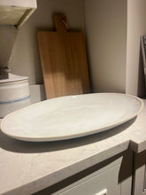 Load image into Gallery viewer, Clovelly Large Platter - Reactive White