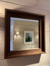 Load image into Gallery viewer, Ravenhead Darkened Oak Square Mirror