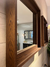 Load image into Gallery viewer, Ravenhead Darkened Oak Square Mirror